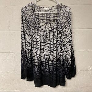 dressbarn Women’s 3/4 Sleeve Blouse Size XL